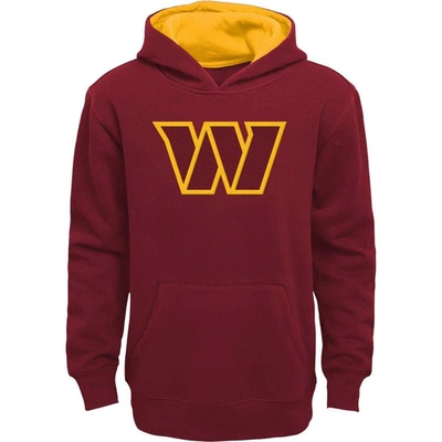 Shop Outerstuff Youth Burgundy Washington Commanders Prime Pullover Hoodie