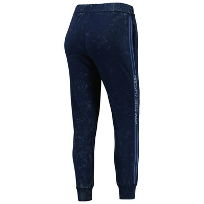 Shop The Wild Collective Navy New York Yankees Marble Jogger Pants