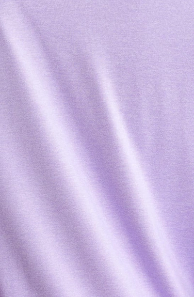 Shop Zella Liana Restore Soft Lite Long Sleeve T-shirt In Purple Secret