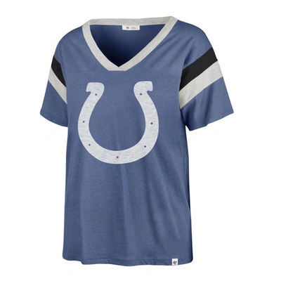 Shop 47 ' Royal Indianapolis Colts Phoenix V-neck T-shirt