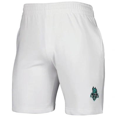 Kür8ted White New York Liberty Core Solid Shorts In White