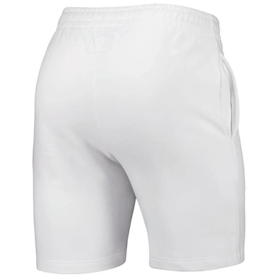Kür8ted White New York Liberty Core Solid Shorts In White