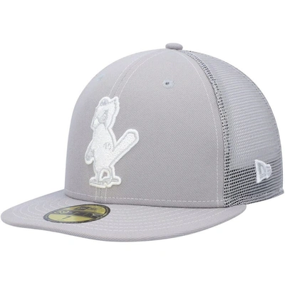 Shop New Era Gray St. Louis Cardinals 2023 On-field Batting Practice 59fifty Fitted Hat