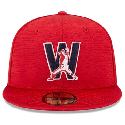 Shop New Era Red Washington Nationals 2023 Clubhouse 59fifty Fitted Hat