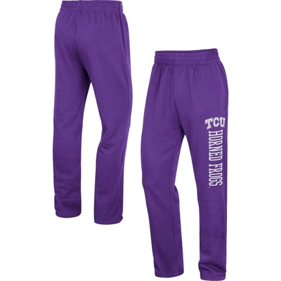 Shop Colosseum Purple Tcu Horned Frogs Wordmark Pants