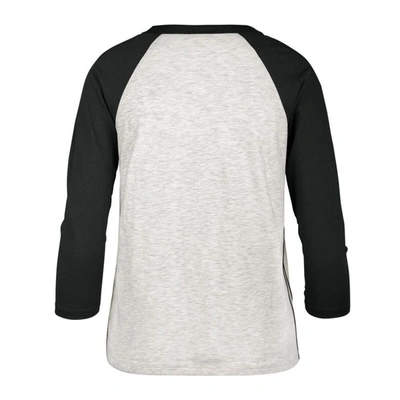 Shop 47 ' Gray Chicago White Sox City Connect Retro Daze Ava Raglan 3/4-sleeve T-shirt