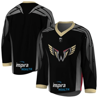 Shop Adpro Sports Youth Black/gray Philadelphia Wings Replica Jersey