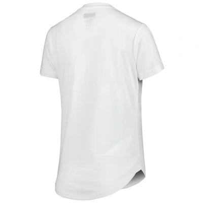Shop Concepts Sport White/charcoal Pittsburgh Steelers Sonata T-shirt & Leggings Sleep Set