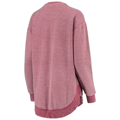 Shop Pressbox Crimson Indiana Hoosiers Ponchoville Pullover Sweatshirt