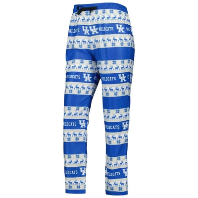 Shop Foco Royal Kentucky Wildcats Ugly Long Sleeve T-shirt & Pajama Pants Sleep Set