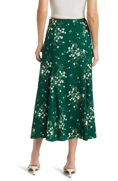 Shop Reformation Bryson Floral Print Skirt In Italia