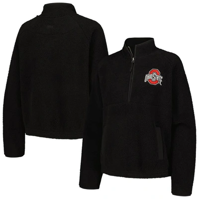 Shop Boxercraft Black Ohio State Buckeyes Everest Half-zip Sweatshirt