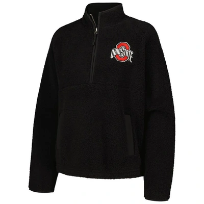 Shop Boxercraft Black Ohio State Buckeyes Everest Half-zip Sweatshirt