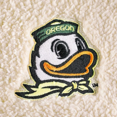 Shop Boxercraft Natural Oregon Ducks Everest Half-zip Sweatshirt