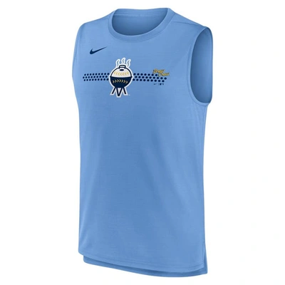 Shop Nike Powder Blue Milwaukee Brewers City Connect Muscle Tank Top