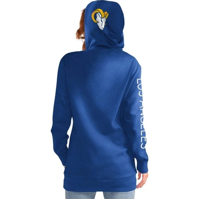 Shop G-iii 4her By Carl Banks Royal Los Angeles Rams Extra Inning Pullover Hoodie