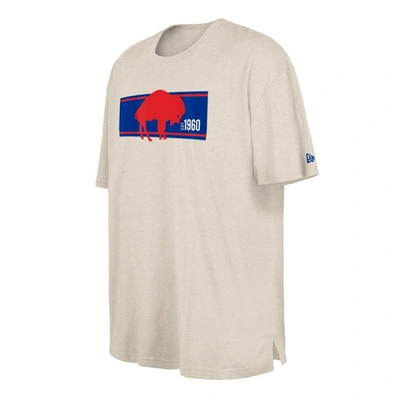 Shop New Era Cream Buffalo Bills Third Down Big & Tall Historic T-shirt