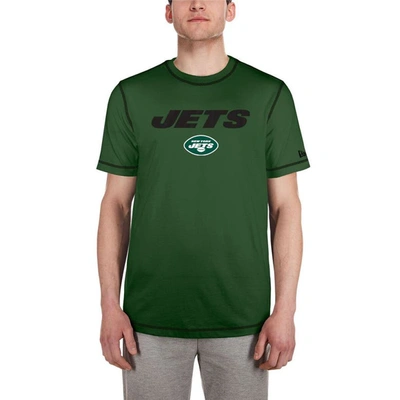 Shop New Era Green New York Jets Third Down Puff Print T-shirt