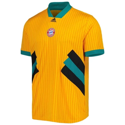 Shop Adidas Originals Adidas Yellow Bayern Munich Football Icon Jersey In Orange