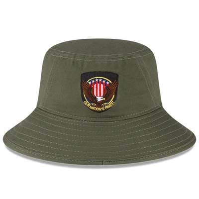 Shop New Era Green Detroit Tigers 2023 Armed Forces Day Bucket Hat