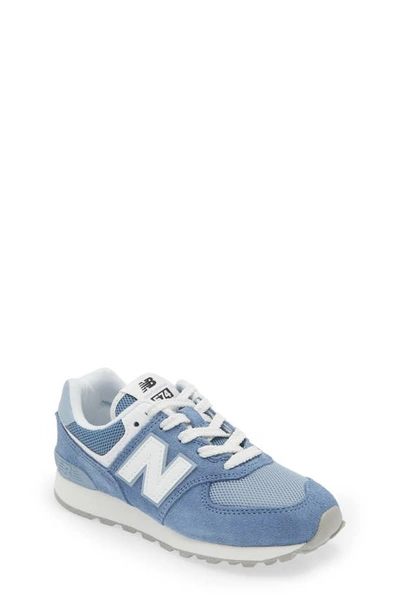 Shop New Balance 574 Sneaker In Mercury Blue