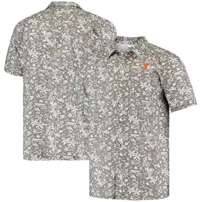 Shop Columbia Gray Texas Longhorns Super Slack Tide Button-up Shirt