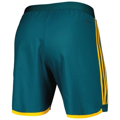 Shop Adidas Originals Adidas Green La Galaxy 2023 Away Aeroready Authentic Shorts