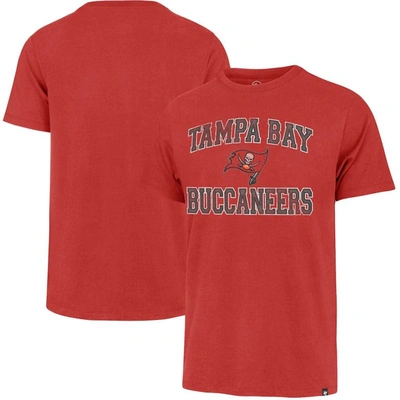 Shop 47 ' Red Tampa Bay Buccaneers Union Arch T-shirt