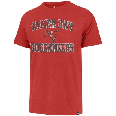 Shop 47 ' Red Tampa Bay Buccaneers Union Arch T-shirt