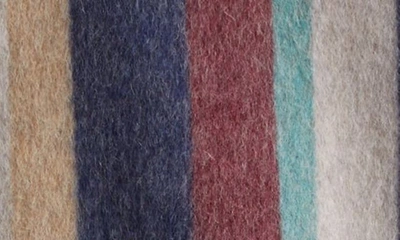 Shop The Elder Statesman Brushed Stripe Wool Blend Member Jacket In Brushed Wool Stripe