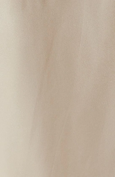 Eleventy Silk Charmeuse Slip Dress In Sand