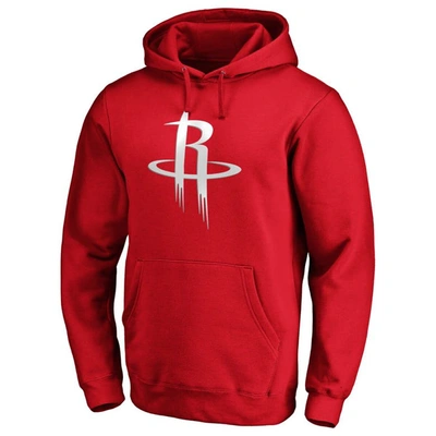 Shop Fanatics Branded Christian Wood Red Houston Rockets Playmaker Name & Number Fitted Pullover Hoodie