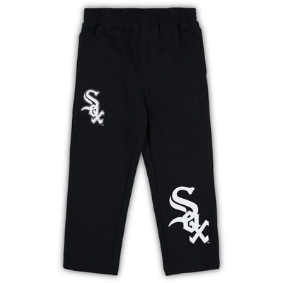 Shop Outerstuff Toddler Black/white Chicago White Sox Batters Box T-shirt & Pants Set