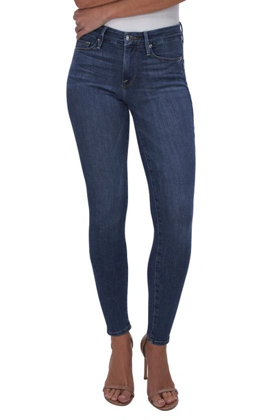 Shop Good American Good Legs Skinny Jeans In Blue 004