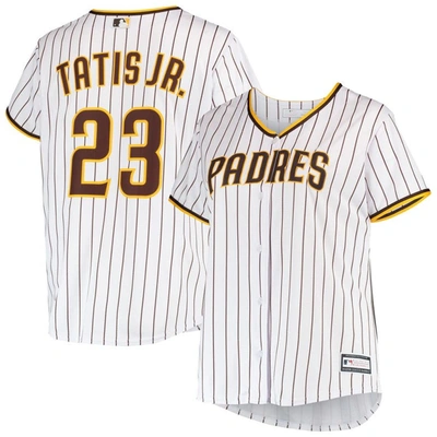 Shop Profile Fernando Tatis Jr. White/brown San Diego Padres Plus Size Replica Player Jersey