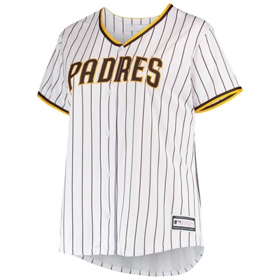 Shop Profile Fernando Tatis Jr. White/brown San Diego Padres Plus Size Replica Player Jersey