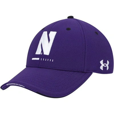 Shop Under Armour Purple Northwestern Wildcats Blitzing Accent Performance Flex Hat