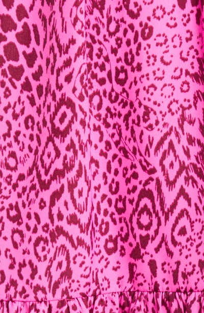 Shop Lilly Pulitzer Deacon Print Long Sleeve Dress In Cerise Pink Pattern Play