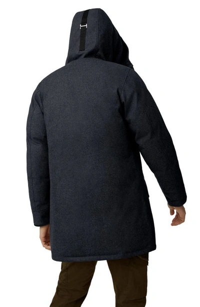 Canada Goose Langford Windproof 625-fill Power Wool Blend Parka In Atlantic Navy Melange
