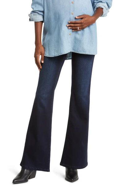 Shop 1822 Denim Better Butter Over The Bump Slim Bootcut Maternity Jeans In Yanique