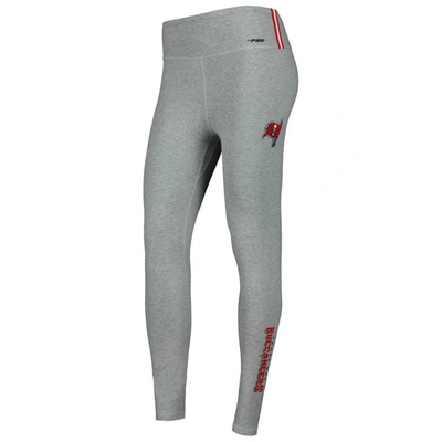 Pro Standard Heather Gray Tampa Bay Buccaneers Classic Jersey Leggings In Heather Gray