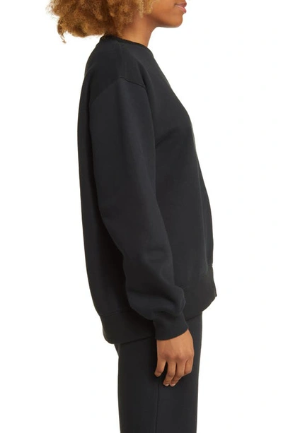 Bp. Oversize Crewneck Sweatshirt In Black Jet