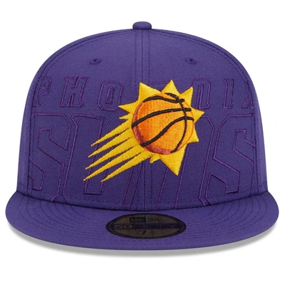Shop New Era Purple Phoenix Suns 2023 Nba Draft 59fifty Fitted Hat