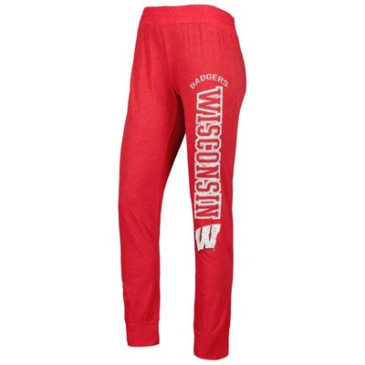 Shop Concepts Sport Red Wisconsin Badgers Long Sleeve Hoodie T-shirt & Pants Sleep Set