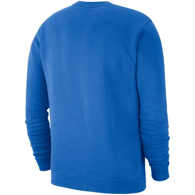 Shop Nike Blue Ucla Bruins Club Fleece Sweatshirt
