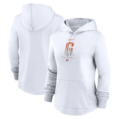 Shop Nike White San Francisco Giants City Connect Pregame Performance Pullover Hoodie