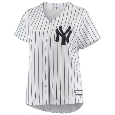 Shop Profile White New York Yankees Plus Size Sanitized Replica Team Jersey