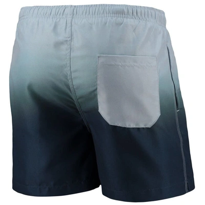 Shop Foco Gray/navy Dallas Cowboys Dip-dye Swim Shorts