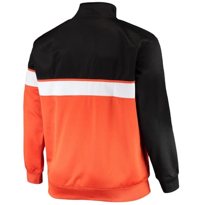 Shop Profile Black/orange Phoenix Suns Big & Tall Pieced Body Full-zip Track Jacket