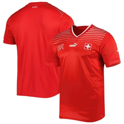 Shop Puma Red Switzerland National Team 2022/23 Home Replica Jersey